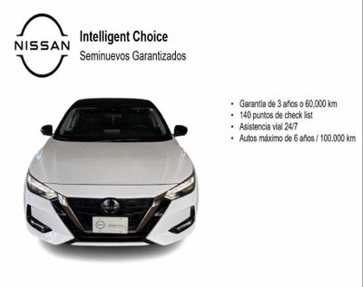 2022 Nissan SENTRA 4 PTS SR CVT AAC ASTOS DEPORTIVOS BOSE QC F LED RA-18
