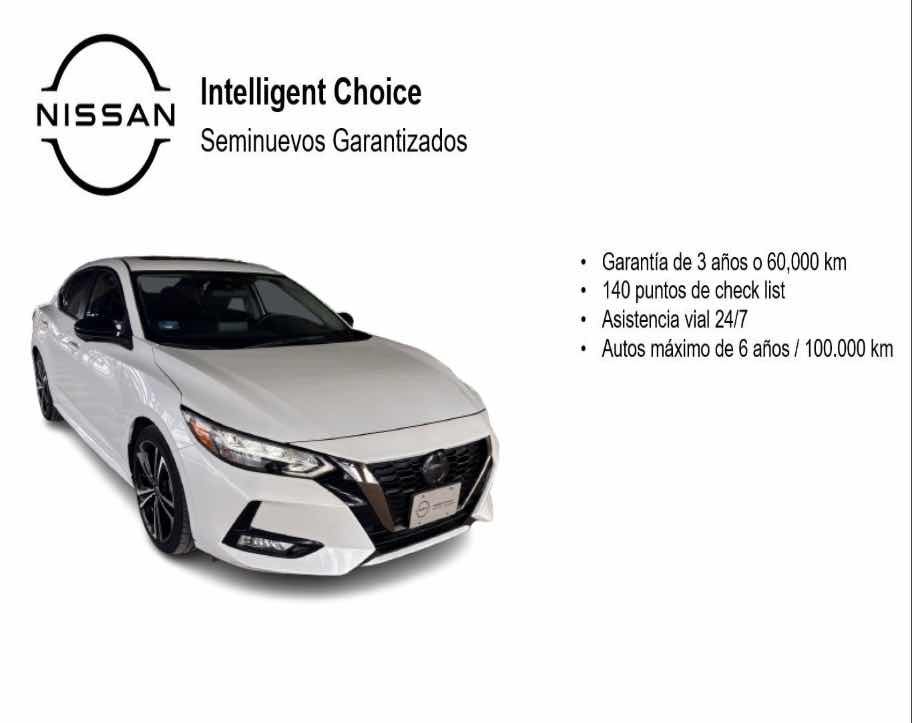 2022 Nissan SENTRA 4 PTS SR CVT AAC ASTOS DEPORTIVOS BOSE QC F LED RA-18