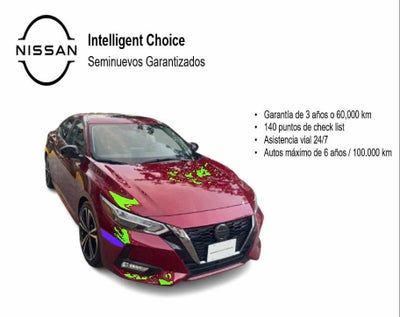 2023 Nissan SENTRA 4 PTS SR CVT AAC ASTOS DEPORTIVOS BOSE QC F LED RA-18